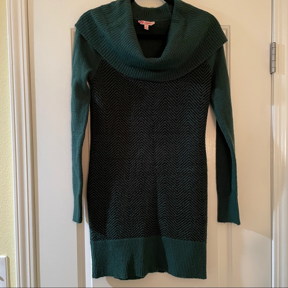 Candies cowl neck sweater dress women’s size large